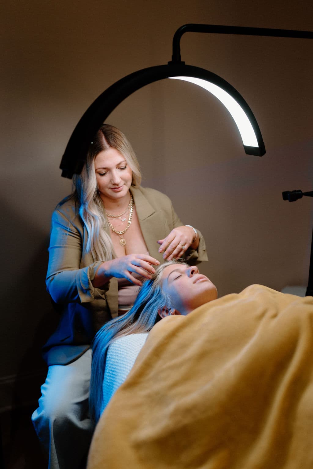 Scalp wellness treatment at Wellspring